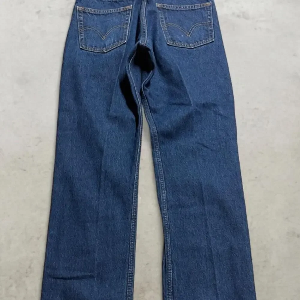 Levis 505 Regular Fit Jeans Mens 31x32 Dark Wash Denim Pants